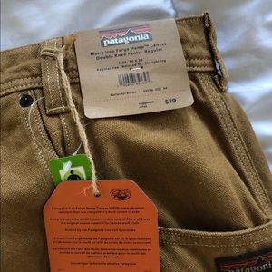 NWT Patagonia Khaki Canvas Pants